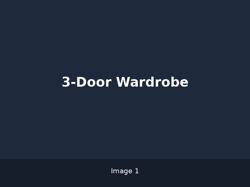 3-Door Wardrobe