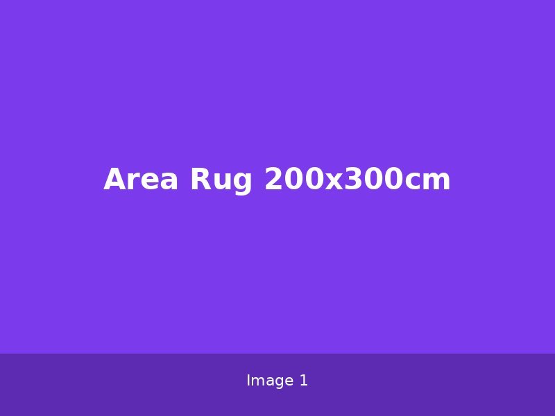 Area Rug 200x300cm