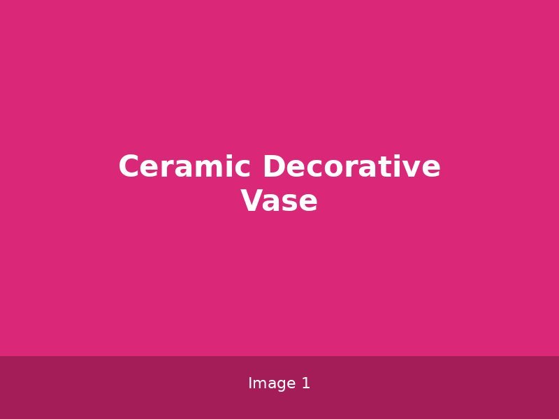 Ceramic Decorative Vase