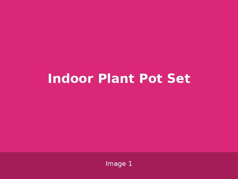 Indoor Plant Pot Set
