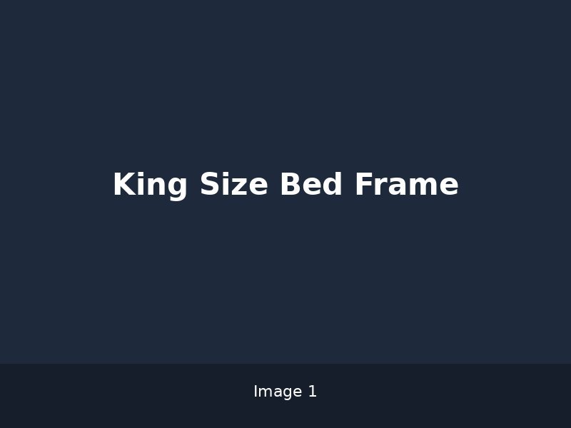 King Size Bed Frame