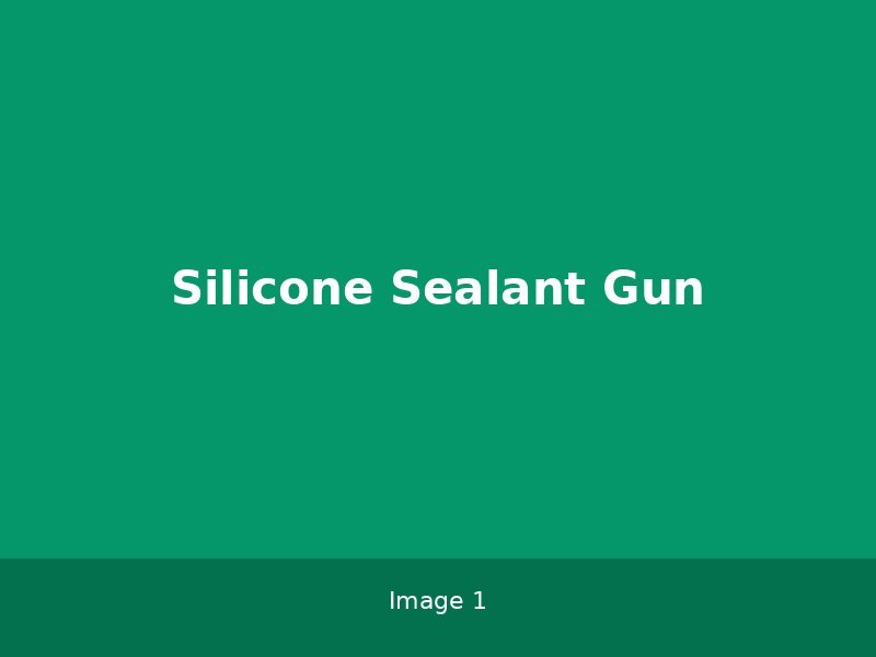 Silicone Sealant Gun