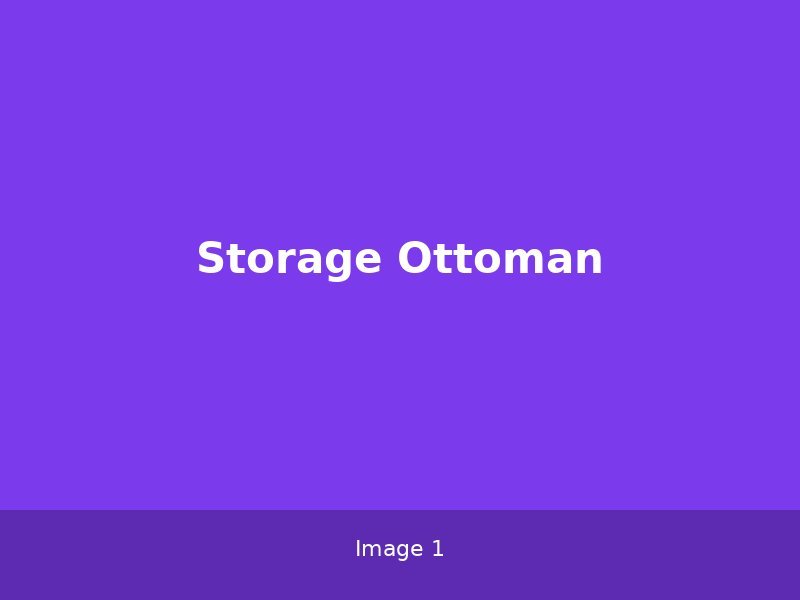 Storage Ottoman