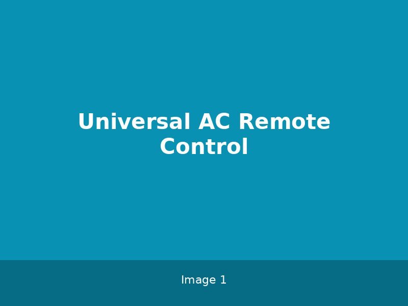 Universal AC Remote Control
